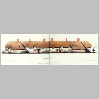 Lutyens, A row of thatched cottages, Walter Shaw Sparrow, Our homes,1909, p. after p. 104.jpg