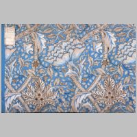 Furnishing fabric, 1883, Merton Abbey Workshop (maker), Block-printed cotton, Victoria & Albert Museum, London.jpg