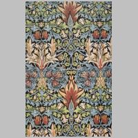 Snakeshead printed cotton designed by William Morris, Wikipedia.jpg