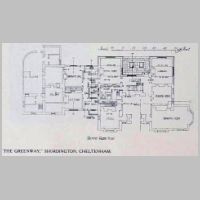 Ernest Newton, 'The Greenway', Ground floor plan, Recent English domestic architecture,1908, p.6.jpg