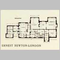 Ernest Newton, House in Burley, Ground floor plan, Muthesius, Das moderne Landhaus, p.155.jpg