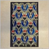 Photo by Voysey Society on picuki.com, Unexecuted design for a book cover,.jpg